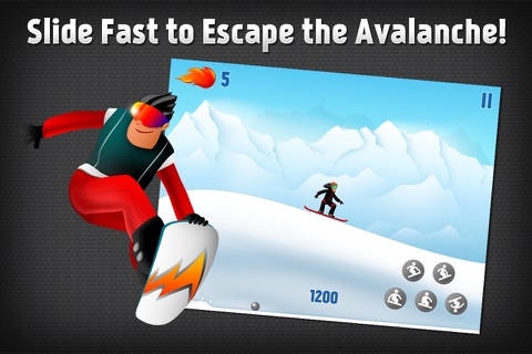 Escape the Avalanche - Cool Snowboarding Challenge screenshot 2