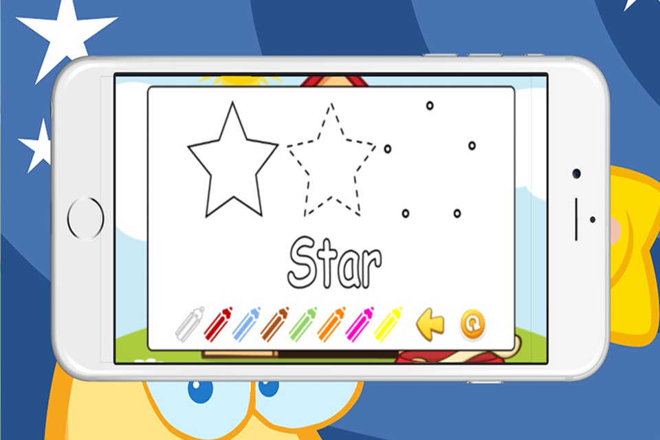 Fun learning shapes, drawing and coloring - early educational games screenshot 3