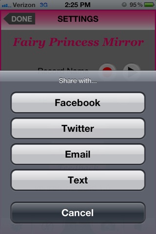 Fairy Princess Mirror screenshot 3