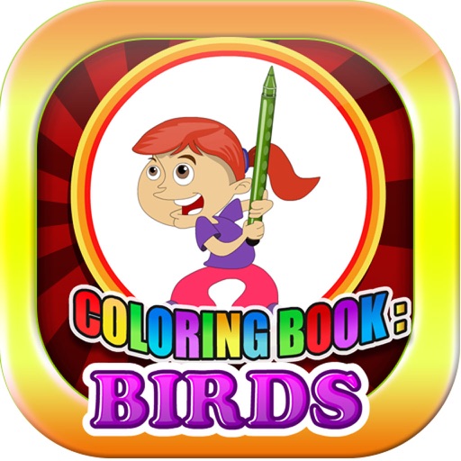 Coloring Book Bird iOS App