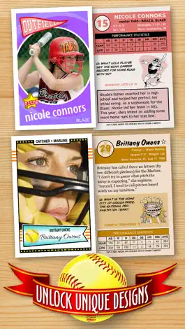 Game screenshot Softball Card Maker - Make Your Own Custom Softball Cards with Starr Cards hack