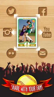 softball card maker - make your own custom softball cards with starr cards iphone screenshot 4