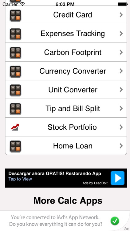 Calculator Collection Free BA.net screenshot-3