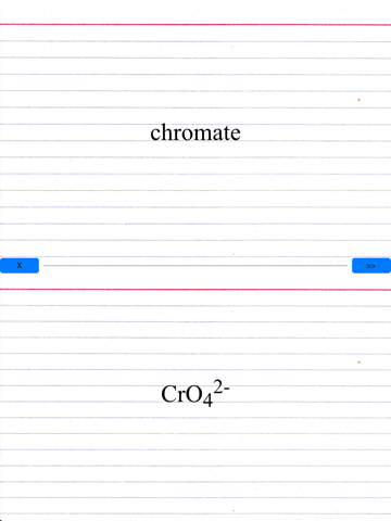 Screenshot #5 pour Polyatomic Ion Flash Cards