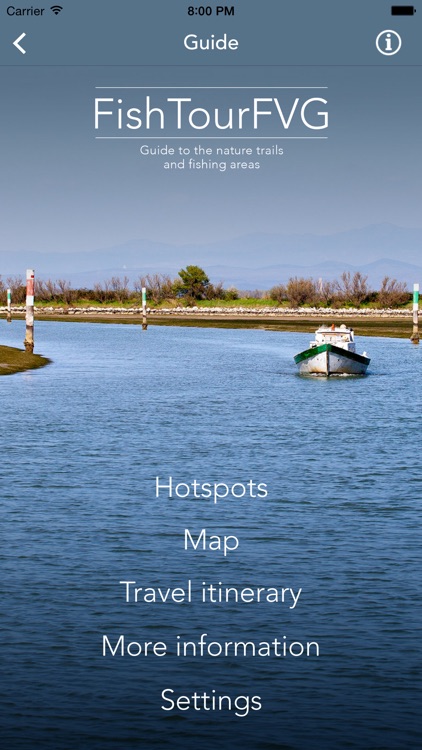 FishTourFVG - Guide to the nature trails and fishing areas