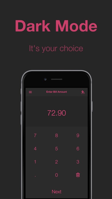 Split Bill - The Best Tip Calculator And Bill Splitter For iOS iPhone screenshot 5 - Utilities app