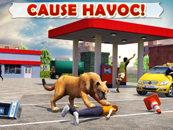 Mountain Lion Rampage: Wild Cougar Attack 3D iPad screenshot