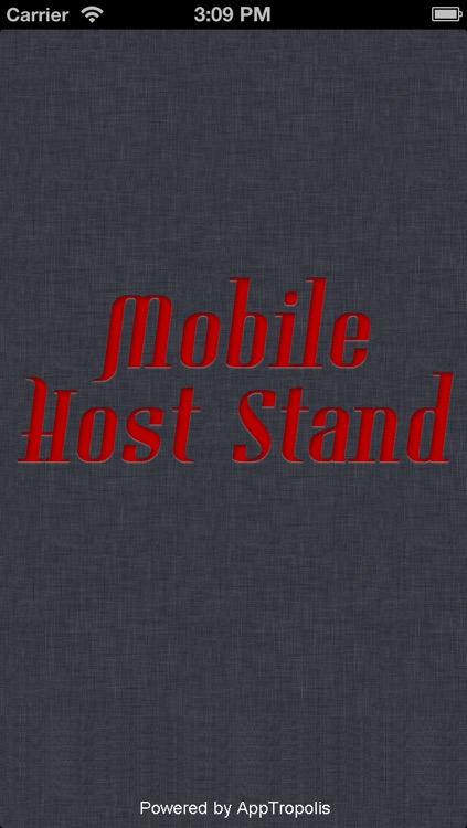 Mobile Host Stand