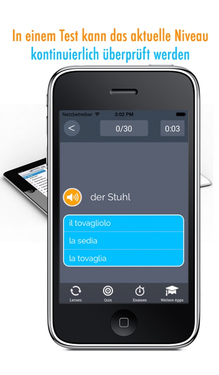 Learn German and Italian Vocabulary: Memorize Words - Free screenshot-4