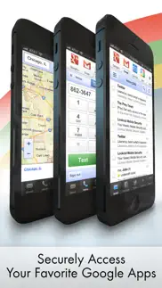 secure explorer for google apps free - the secure & best all-in-one gmail, talk, facebook, twitter and maps browser! iphone screenshot 1