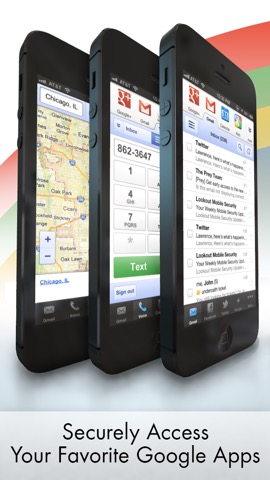 Secure Explorer for Google Apps Free - The Secure & Best All-in-One Gmail, Talk, Facebook, Twitter and Maps Browser!のおすすめ画像1