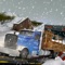 冬の高速道路のトラック運転手のラッシュ3Dシミュレータアイコン