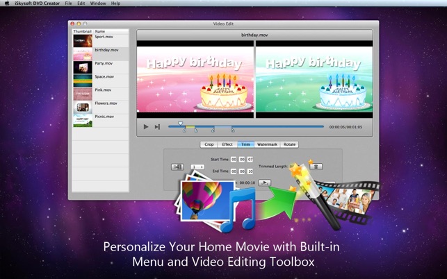 iSkysoft DVD Creator on the Mac App Store