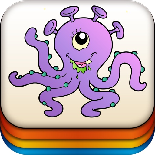 Space, Aliens and Robots Memory Game for Kids Icon