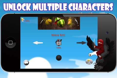 Flying Ninja Boy Mania Free screenshot 2