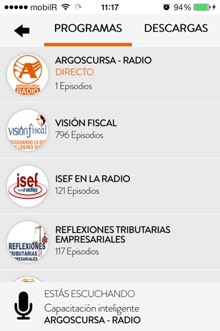 ArgosCursa Radio screenshot 2