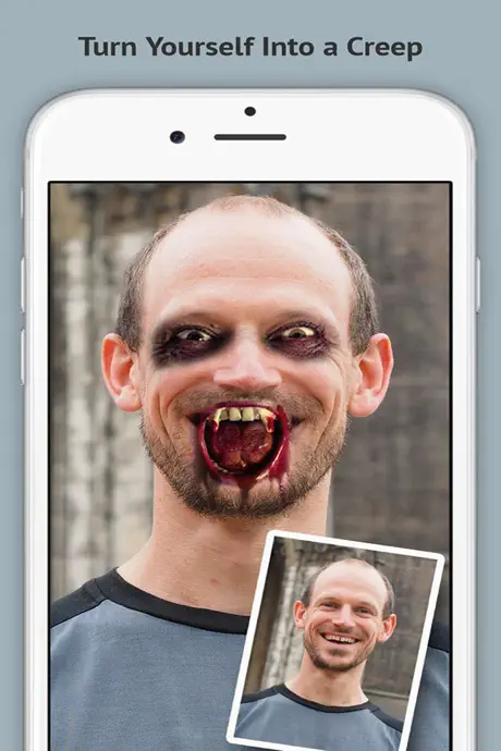Creepy Booth - Manipulate your friends face into a terrifying mo