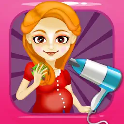 Mommy's Salon Spa Makeover - little nail & make-up hair games for kids! app icon