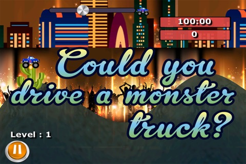 Big Monster Truck Race - Vegas Survival Racing Challenge screenshot 2