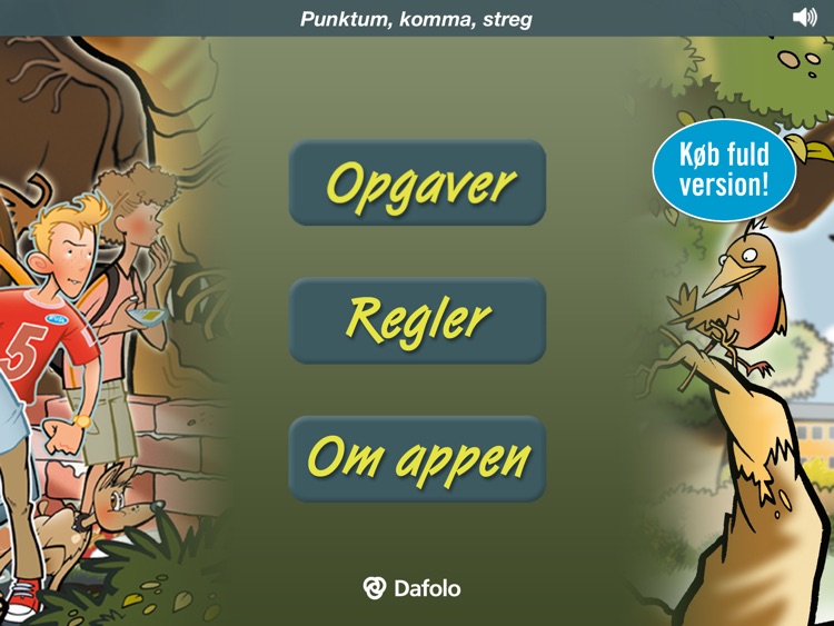 Punktum, komma, streg - grundlæggende grammatikopgaver (gratis version)