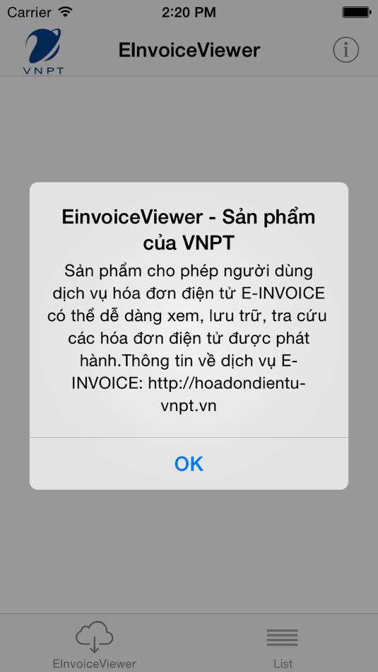 #2. EinvoiceViewer (iOS) By: Vietnam Posts and Telecommunications Group