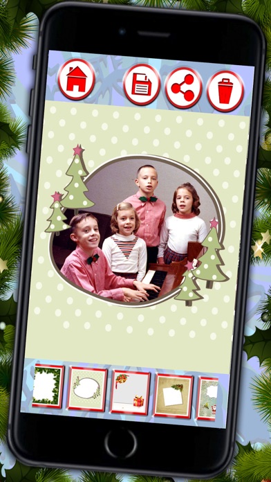How to cancel & delete Christmas frames – Create customized xmas greetings to wish Merry Christmas from iphone & ipad 1