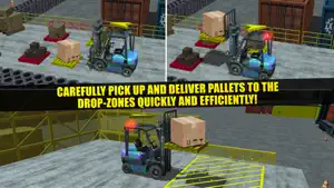 Fork Lift Truck Driving Simulator Real Extreme Car Parking Run screenshot #2 for iPhone