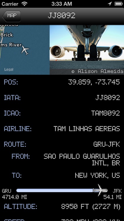 US Airport - iPlane2 Flight Information