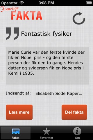 Finurlige Fakta screenshot 3