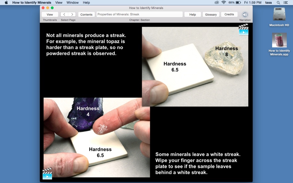#2. How to Identify Minerals (macOS) Podle: DK Tasa, Inc.