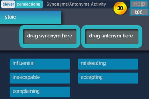 Clever Connections Vocabulary screenshot 4