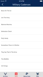 u.s. military cadences — army, navy, air force, & marine corps iphone screenshot 3