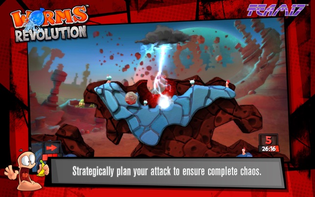Skärmdump av Worms Revolution - Deluxe Edition