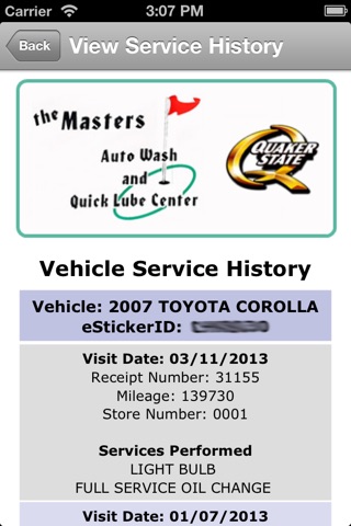 Masters Oil Change Center screenshot 4