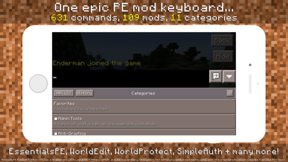 Screenshot #1 pour PE Mods - Custom Keyboard for Minecraft Pocket Edition