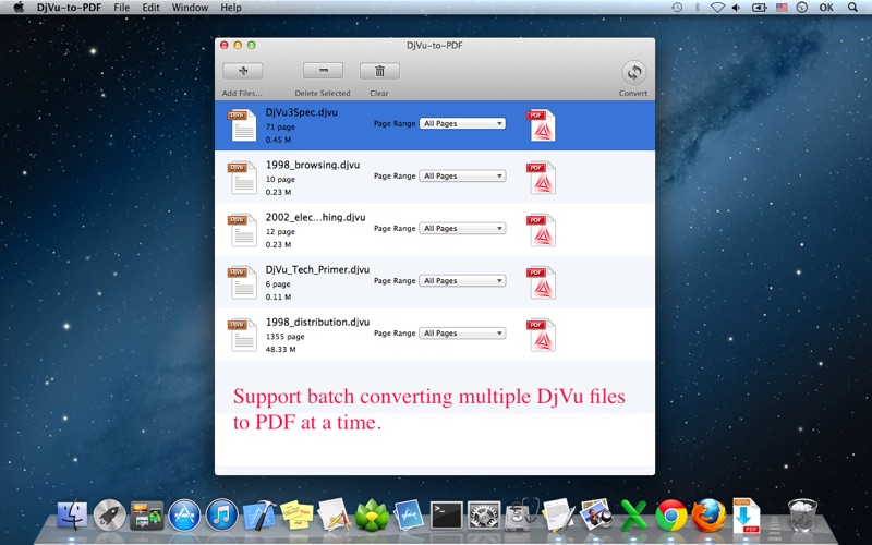Screenshot #1 pour DjVu-to-PDF