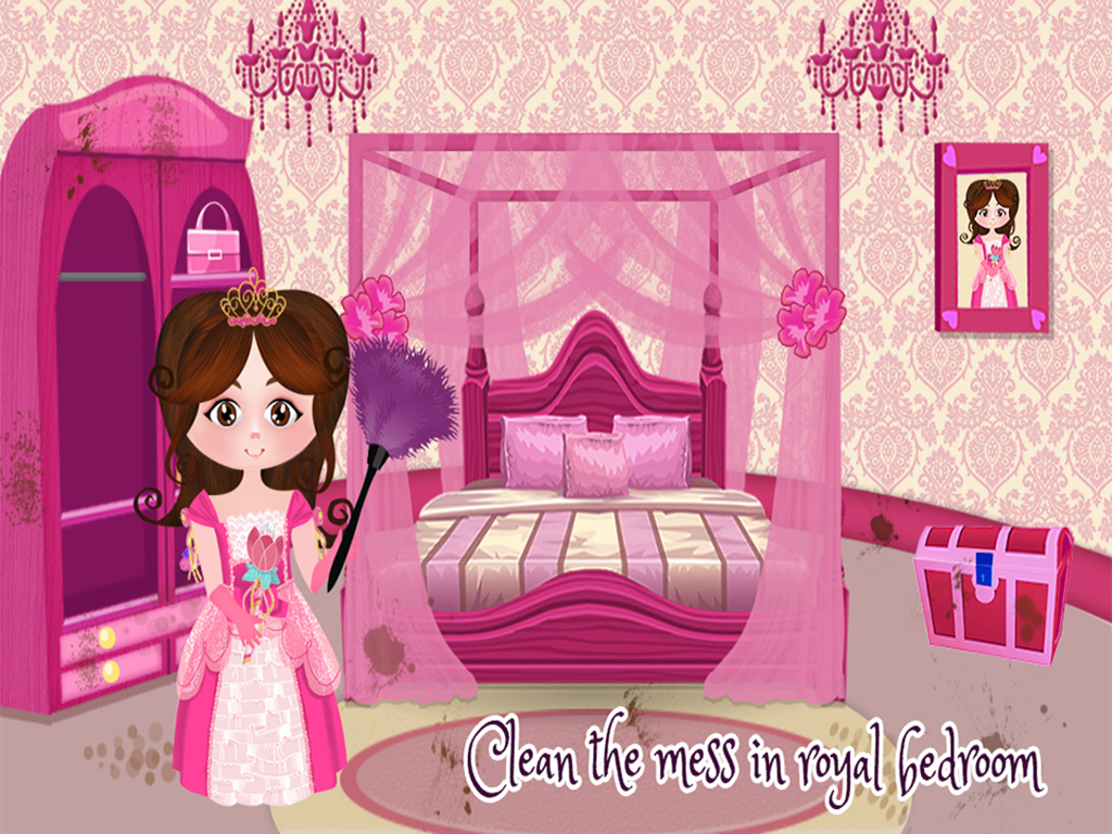 Little Princess Castle Cleanup - Dream Adventure Game screenshot 9