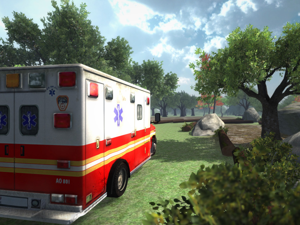 Ambulance Parking - Emergency Hospital Driving Free screenshot 8