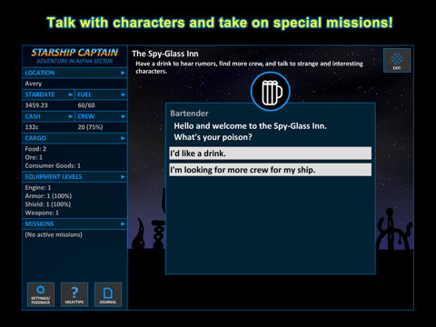 Screenshot #4 for Starship Captain: Adventure in Alpha Sector (Free)