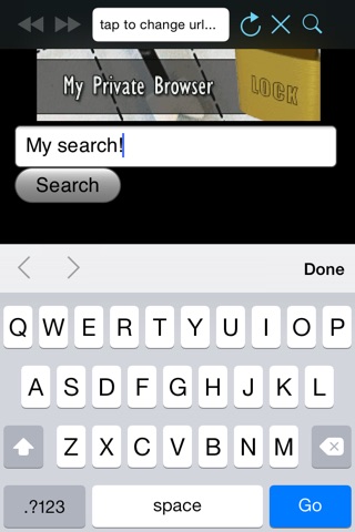 My Private Browser screenshot 2