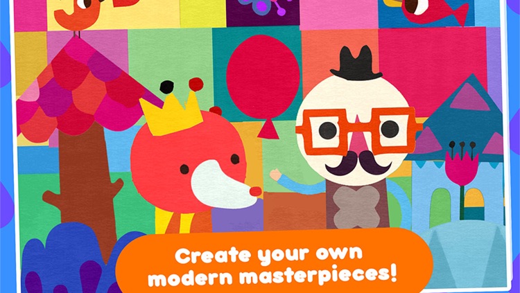 Paper Cut Studio – cutting and painting activity for children - create craft collage illustration and art