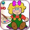 Coloring book for little girls - coloring pages with classic dolls, Russian and kimmi HD Coloring book for little girls - coloring pages with classic dolls, Russian and kimmi HD