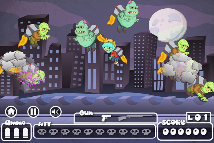 Jetpack Zombie Shooter FREE! screenshot-3