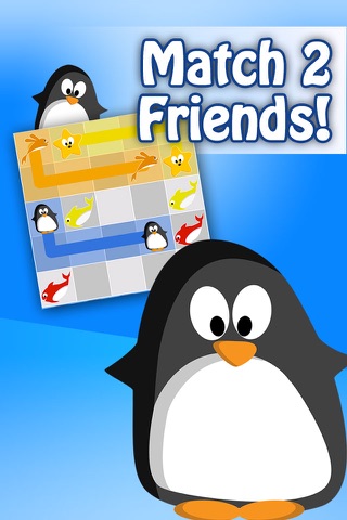 Penguin Match: Rollo and Friends Connect the Fish Puzzle Challenge screenshot 2