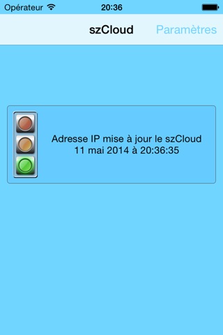 «szCloud» DDNS agent screenshot 2