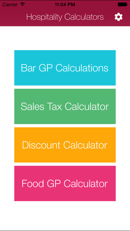 Hospitality Calculators - 1.4.1 - (iOS)