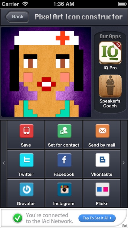 Pixatar - pixel art avatar generator with more than 5 billion variations screenshot-4