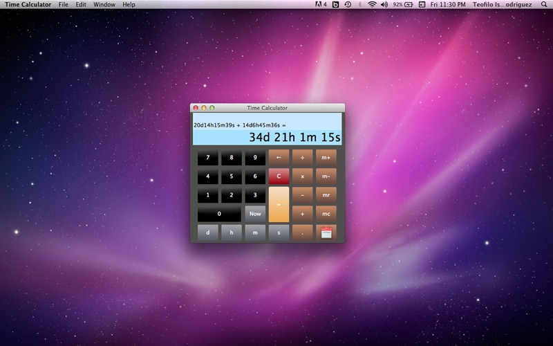 Screenshot #1 pour Time Calculator