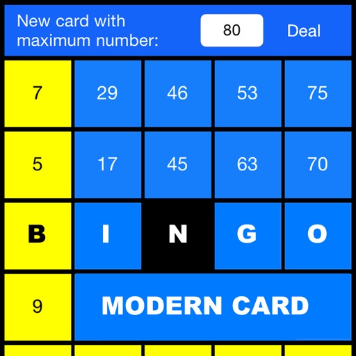 Modern Bingo iOS App