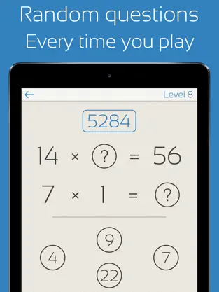 Captura 4 Matemáticas Puras - practicar y mejorar sus habilidades matemáticas (adición, sustracción, multiplicación, división) iphone